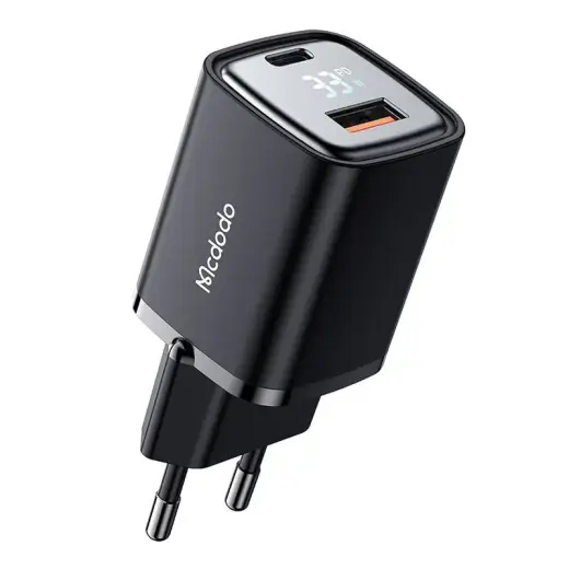 McDodo CH-1701 travel charger | 33W | with LCD display | black
