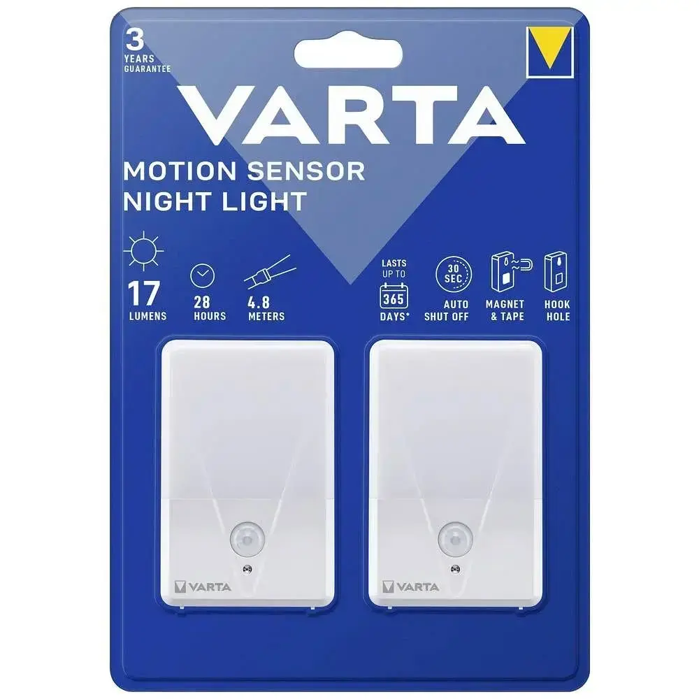 VARTA motion sensor night lamp 16624 2 pcs