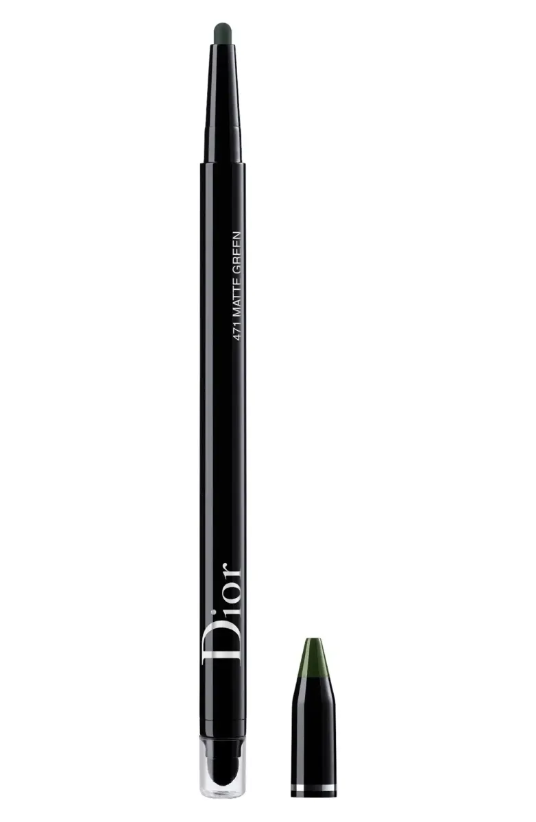 Christian Dior, Diorshow On Stage, Waterproof, Double-Ended, Kohl Eyeliner, 471, Matte Green, 1.2 g