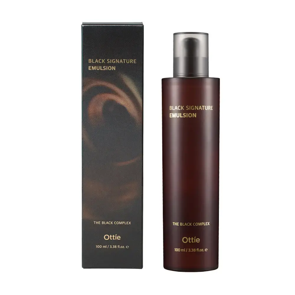 Ottie, Black Line, Snail Mucus, Anti-Aging, Day & Night, Emulsion, For Face, 100 ml