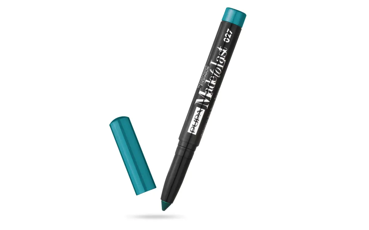 Pupa, Made To Last, Paraben-Free, Waterproof, Eyeshadow Stick, 027, Turquoise, 1.4 g *Tester