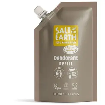 Salt-Of-The-Earth Ambra AND Santal Deodorant Refill - 500ml spray deodorant refill