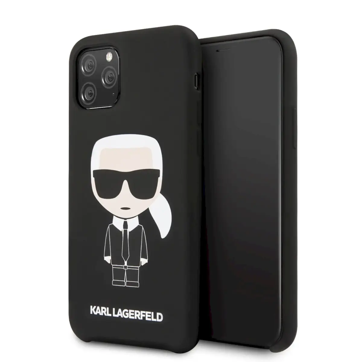 Karl Lagerfeld KLHCN61SLFKBK Iconic Cover Чехол для Apple iPhone 11 Черный
