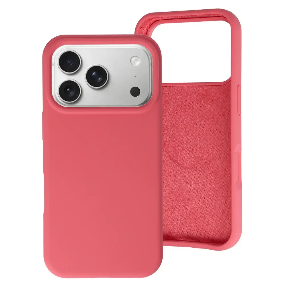 MagColor Pure maciņš telefonam iPhone 17 Pro Max sarkans