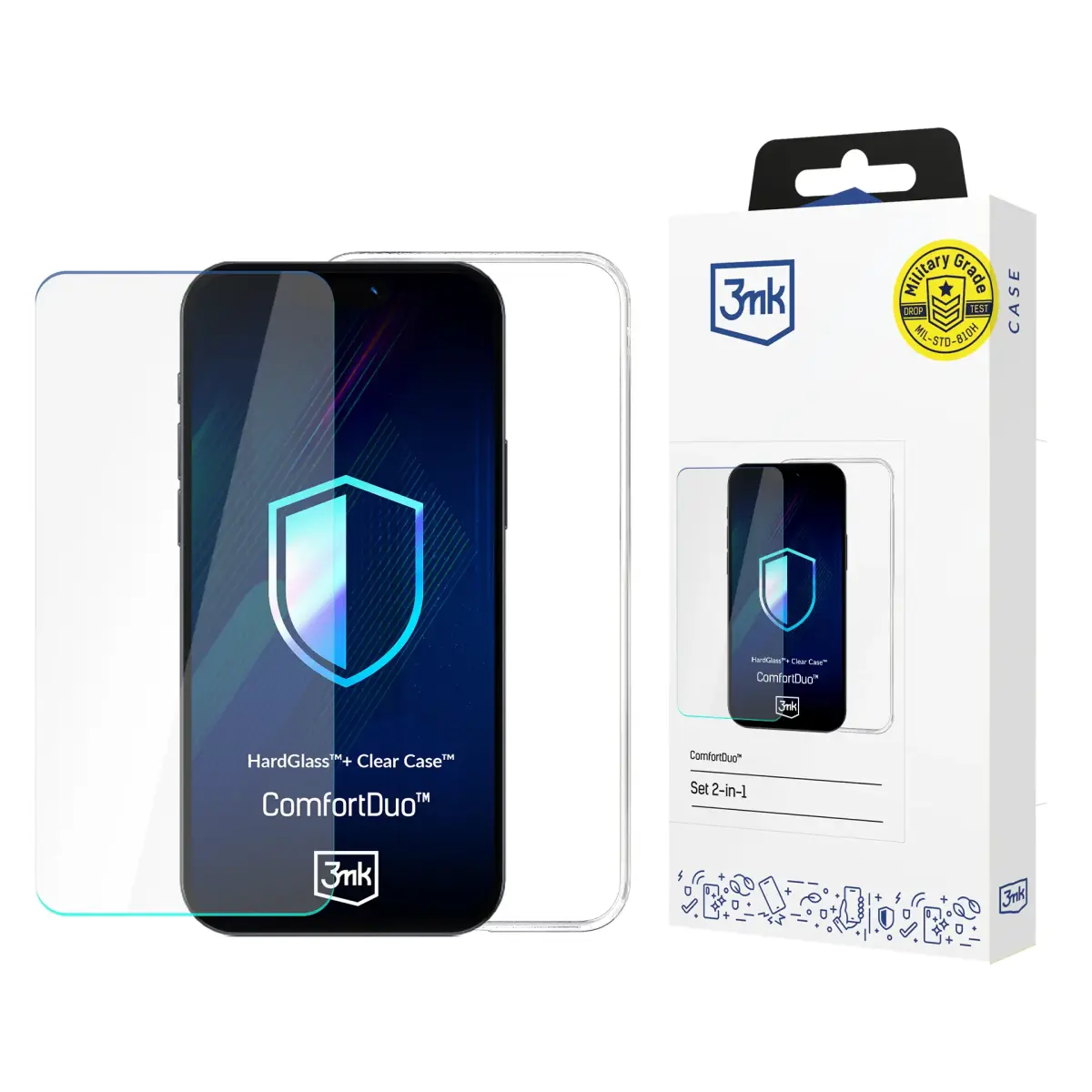 3mk Protection 3MK ComfortDuo Clear maciņš