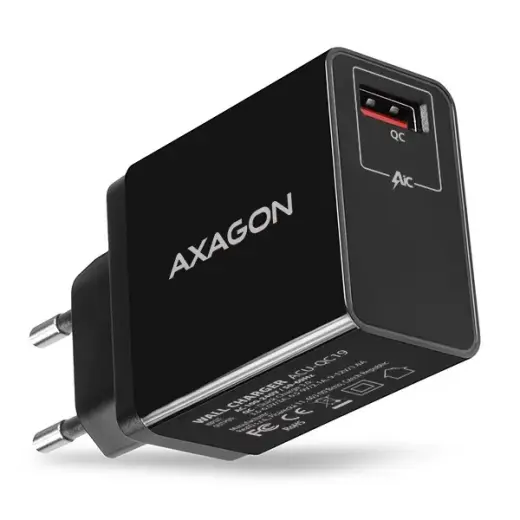 AXAGON ACU-QC19 wall charger 1x QC3.0|AFC|FCP|