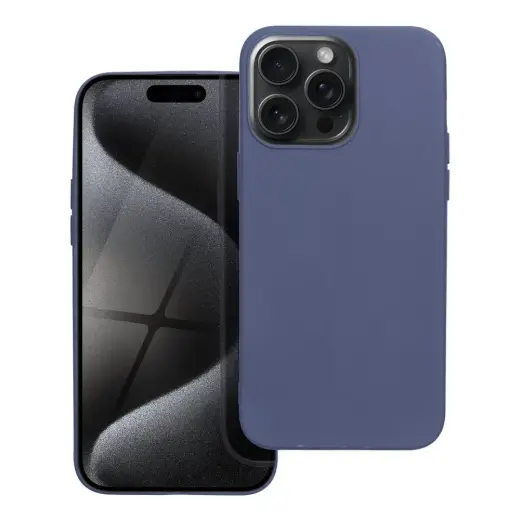 MATT phone case for iPhone 15 Pro Max blue