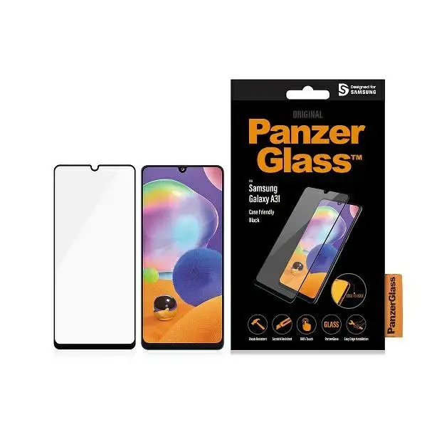 PanzerGlass E2E Regular Samsung A31 A315 |A32 Case Friendly czarny|black