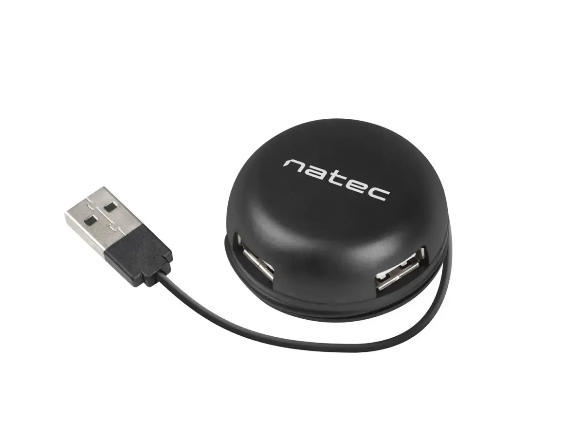 Hub USB 4 port Bumblebee USB 2.0 black