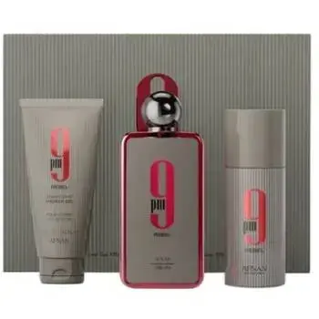 Afnan 9 pm Rebel Dárková sada EDP 100 ml, sprchový gel 150 ml a deospray 150 ml 100ml