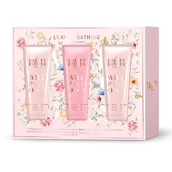 Grace Cole Hand Cream Set ( Pivoňka, Broskev & Malina ) - Dárková sada krémů na ruce ( 3 ks )