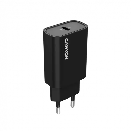 CANYON charger OnCharge 30CL Max Power 30W 1xPD EU Black