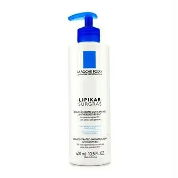 La Roche-Posay Lipikar Surgras Lipid-replenishing Shower Gel 400ml - Suitable for Adults & Children - Dry Skin - Face the Future