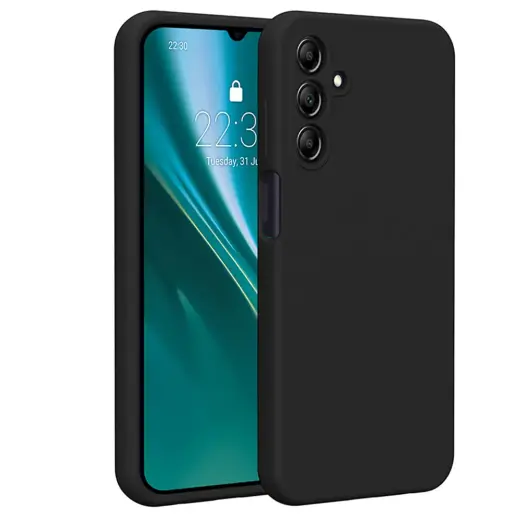 Etteri Silicone case for Samsung Galaxy A15 4G | A15 5G black