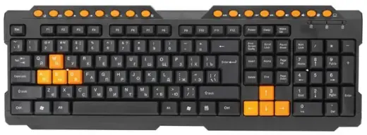Omega Aurora OK026RU multimedia keyboard USB (RU|ENG)