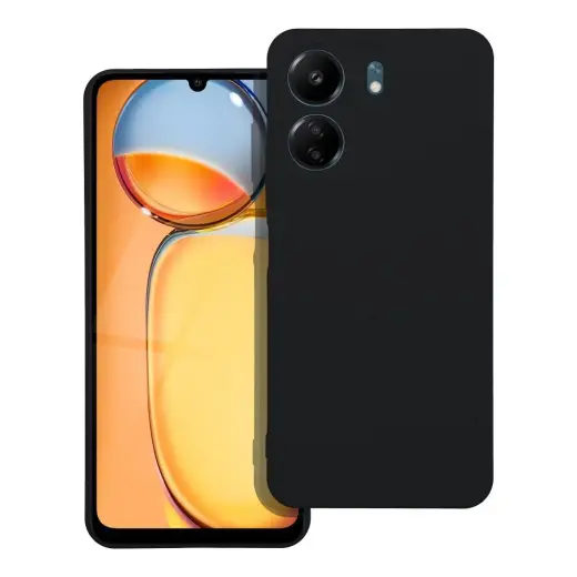 SILICONE case for XIAOMI Redmi 13C / POCO C65 black