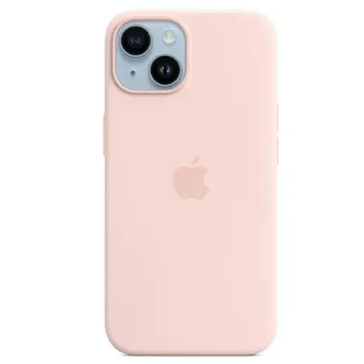 MPT73ZM|A Apple Silicone Magsafe Cover for iPhone 14 Plus Chalk Pink