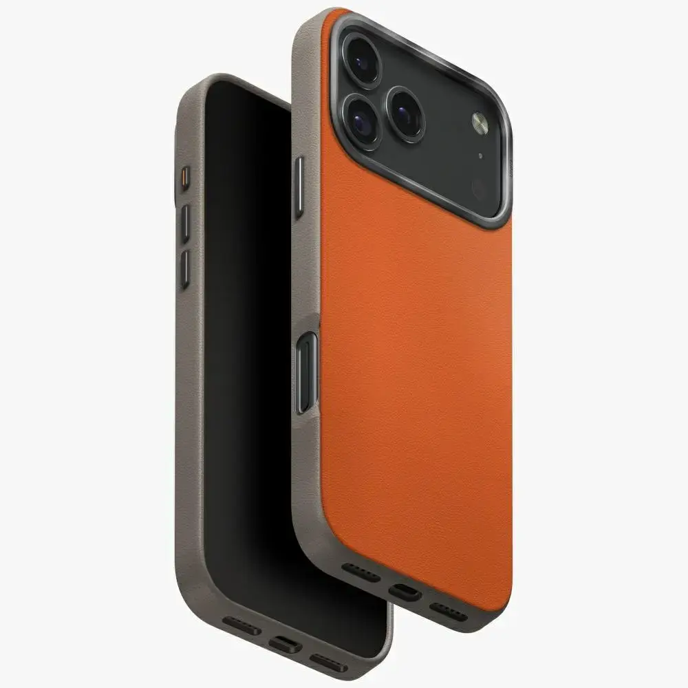 UNIQ Lyden DS maciņš ar MagSafe atbalstu telefonam iPhone 17 Pro Max orange - gray oranžs - pelēks