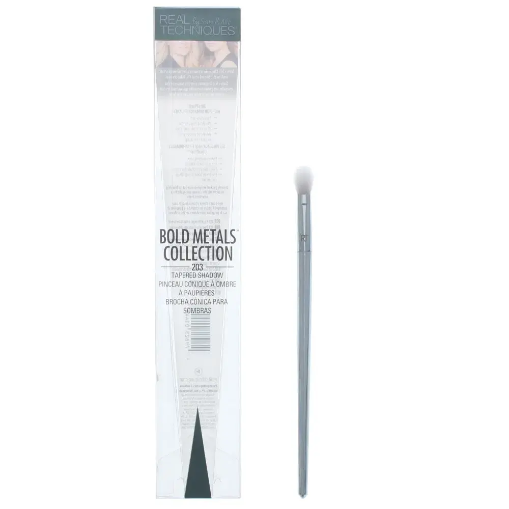 Real Techniques , Bold Metals Collection 203 Tapered Shadow, Eye Brush