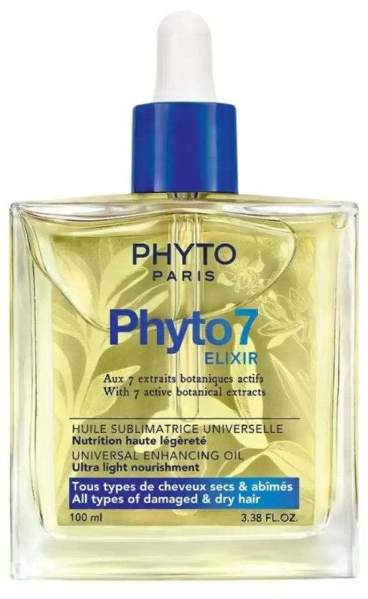 Phyto, Phyto 7, Hair Oil Treatment, Nourishing & Moisturising, 100 ml
