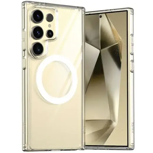 Araree Duple M telefoniümbris Samsung S24 Ultra jaoks, läbipaistev