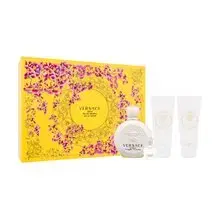 Versace Eros Pour Femme Подарочный набор EDP 100 мл, миниатюра EDP 5 мл, гель для душа 100 мл и лосьон для тела 100 мл