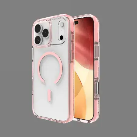 ZAGG Santa Cruz Snap phone case with MagSafe support for Apple iPhone 17 Pro Max pink