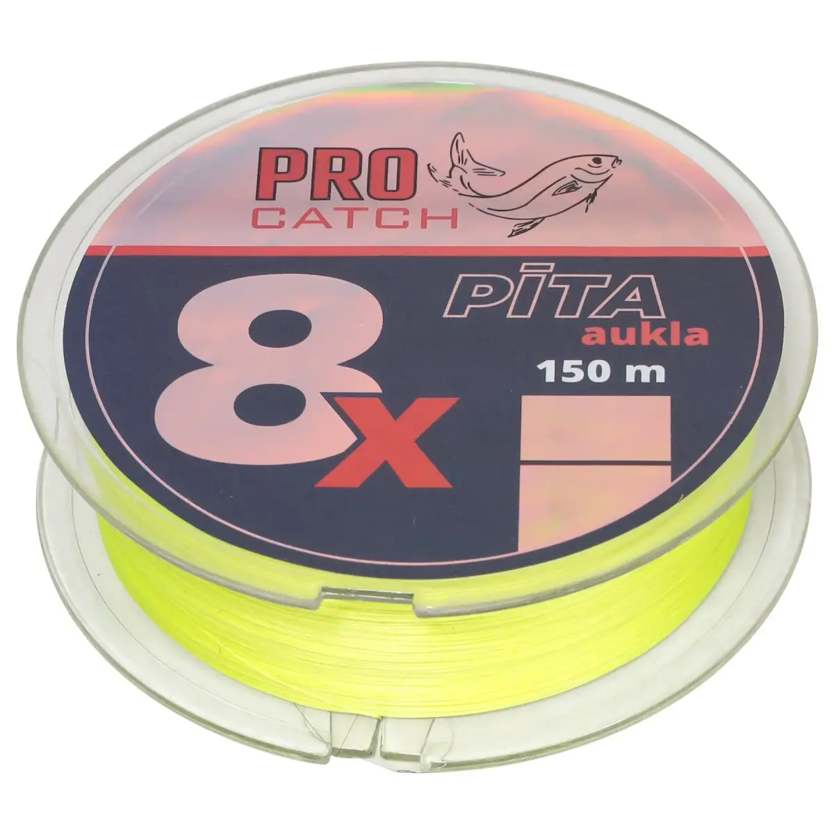 Pro Catch Braided line X8 0.13mm 150m yellow