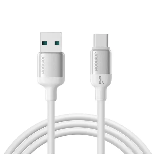 Joyroom S-A62 Lively Series datu pārraides un uzlādes vads | USB-A uz USB-C | 15W | 1.2m | balts