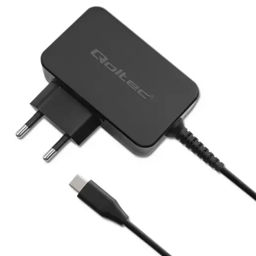 Qoltec POWER PRO travel charger | 45W | GaN | USB-C