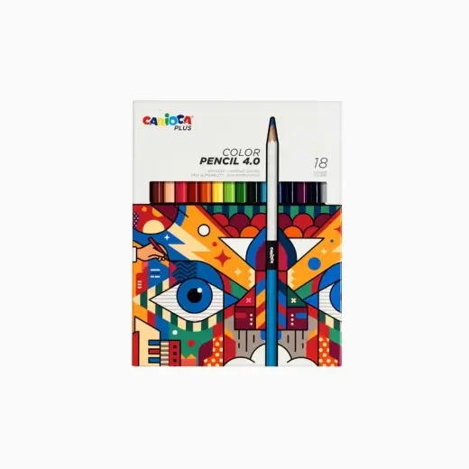 Krāsainie zīmuļi CARIOCA Plus 4.0 18gab