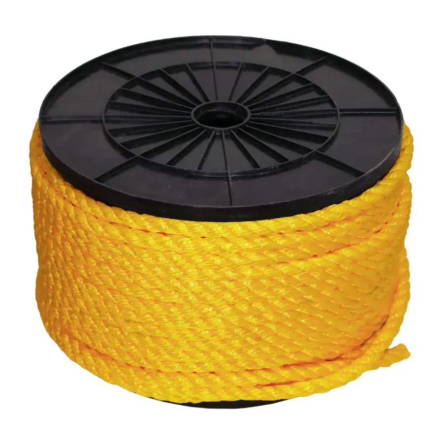Cord 12mmx102m polypropylene yellow 1m (102)