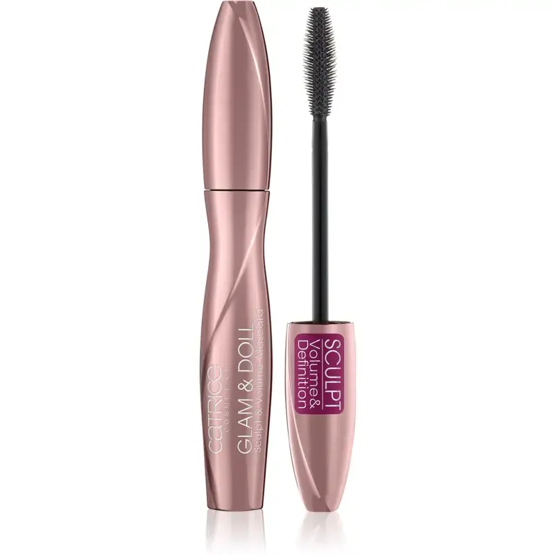 Catrice Glam & Doll Sculpt & Volume Volumizing Mascara for Eyelashes Color Defined 010 Black 9.5 Ml