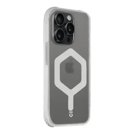 Tactical MagForce Hexagon Cover for Apple iPhone 15 Pro T-White