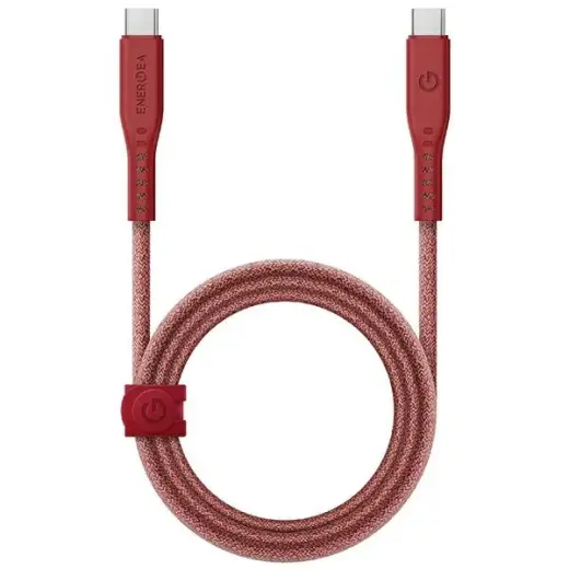 ENERGEA Flow провод для передачи данных и зарядки | USB-C на USB-C | 240W | 1.5m | красный