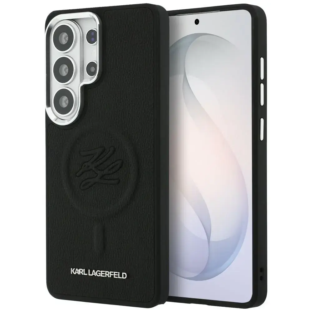 Case Karl Lagerfeld Embossed Ring        Initials MagSafe for Samsung Galaxy S26 Ultra black