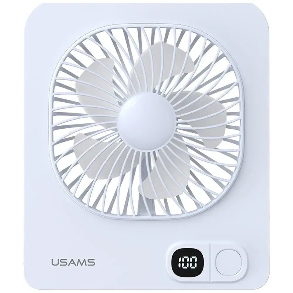 Lightweight Magnetic Desktop Fan USAMS   blue