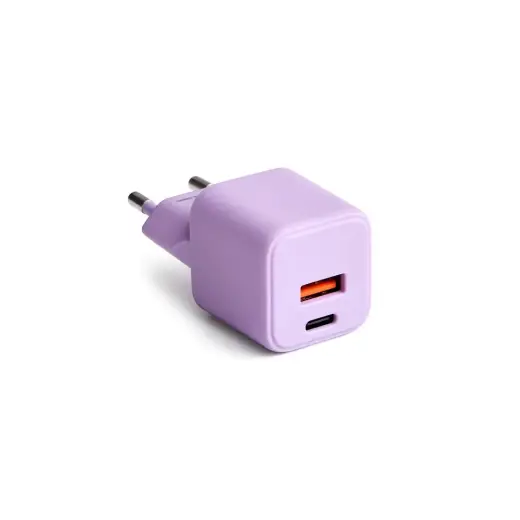 COLORUM CLS30-AC-09 travel charger | 30W | PD | USB-A, USB-C | lavender