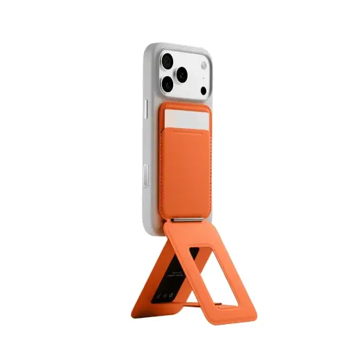 Moft Movas Snap Tripod MagSafe Magnetic Wallet and Phone Stand in sunrise