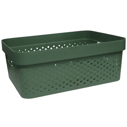 Basket Deny 35x26x13cm, green