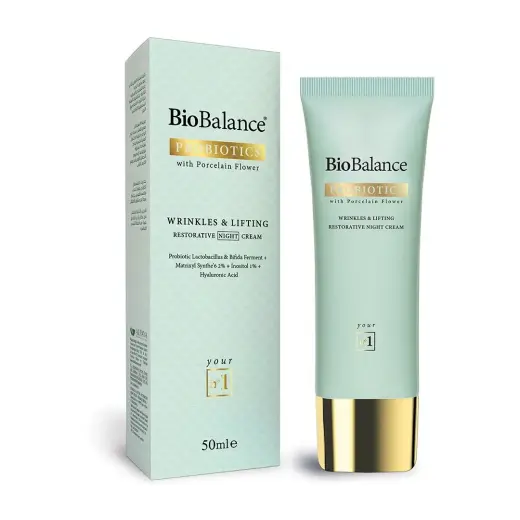 Bio Balance, Wrinkle & Lifting Restorative, Firming & Anti-Wrinkle, Night, Cream, For Face & Neck, 50 ml