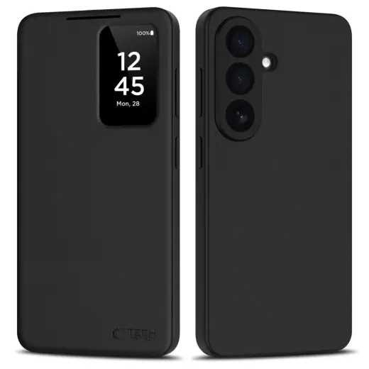TECH-PROTECT Smart Wallet knyginio tipo telefono dėklas Galaxy A37 (A376) juodas