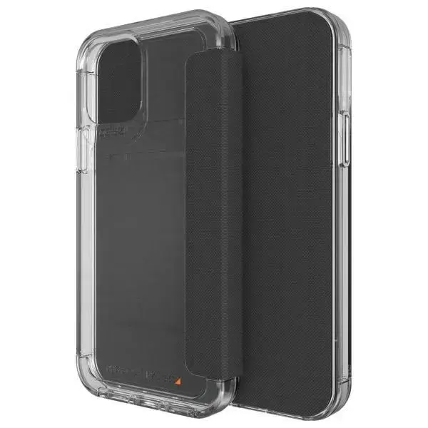 Etui Gear4 D3O Wembley Flip Wallet do     iPhone 12 | 12 Pro przezroczysty|clear