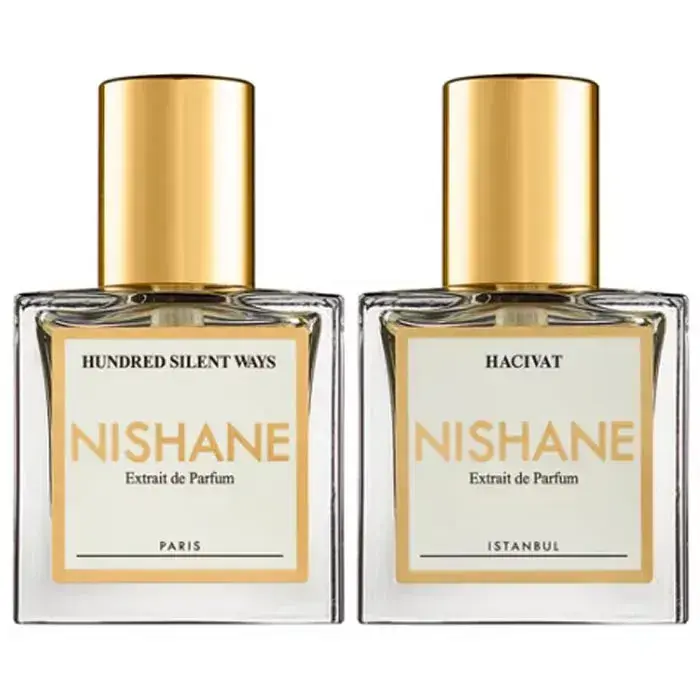 Nishane Hundred Silent Ways & Hacivat 2x15ml Travel Set