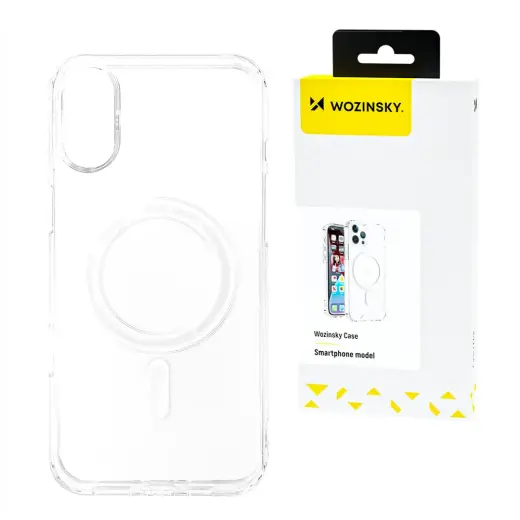Wozinsky Ultra Clear чехол с поддержкой MagSafe для телефона Samsung Galaxy S24 FE (S721) прозрачный