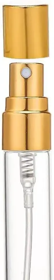 By Perfume atkārtoti uzpildāma stikla smaržu pudelīte 2ml zeltains