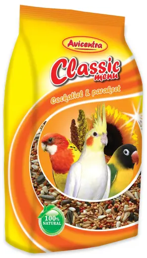 Barība maziem un vidējiem papagaiļiem – Avicentra standard for small parrots, 1 kg