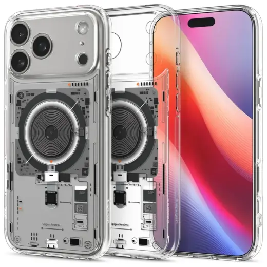 Spigen Ultra Hybrid maciņš ar MagSafe atbalstu telefonam iPhone 17 Pro caurspīdīgs