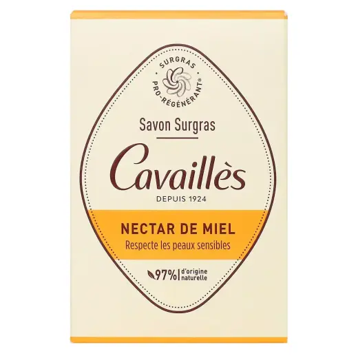 Roge Cavailles, Pro-Regenerating, Honey Nectar, Regenerating, Soap Bar, 100 g