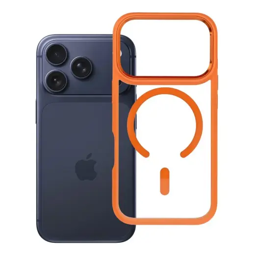 ROAR Mag Bumper maciņš ar MagSafe atbalstu telefonam iPhone 17 Pro oranžs